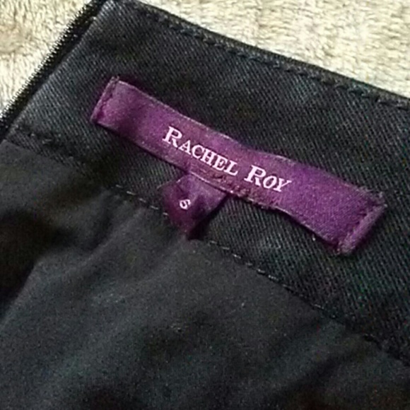 Rachel Roy Studded Waxed Pencil Skirt - Picture 6 of 8